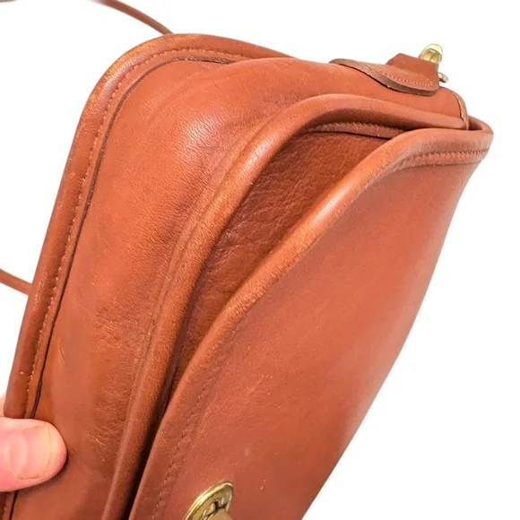 Coach English tan leather pocket purse 9755 - Picture 4 of 15